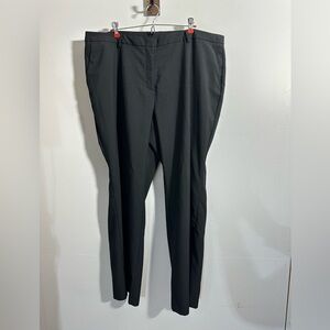 Avenue Studio Black Straight Leg Dress Pants Womens Size 22 Comfort Waist